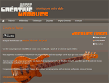 Tablet Screenshot of bassecreativegrooves.com